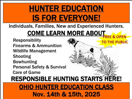 2025 HCC Ohio Hunter Education Class
